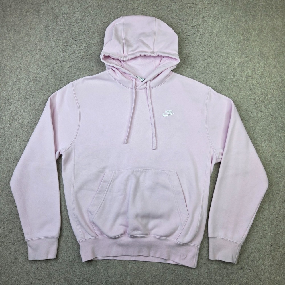 Nike Women's Sportswear Club Fleece Hoodie Pink Small BV2654-663